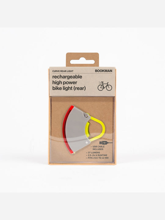 Lampka rowerowa BOOKMAN Curve Rear Light 37lm zielony
Lampka rowerowa BOOKMAN Curve Rear Light 37lm zielony