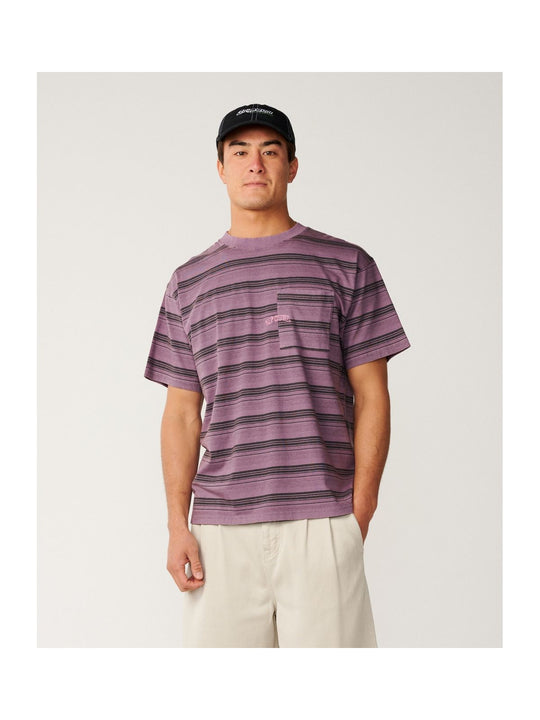Koszulka męska RIP CURL Disorder Stripe Tee fioletowa
Koszulka męska RIP CURL Disorder Stripe Tee fioletowa