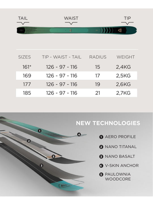 Narty skitourowe Rossignol ESCAPER 97 NANO OPEN - Adventure Sports
Narty skitourowe Rossignol ESCAPER 97 NANO OPEN - Adventure Sports