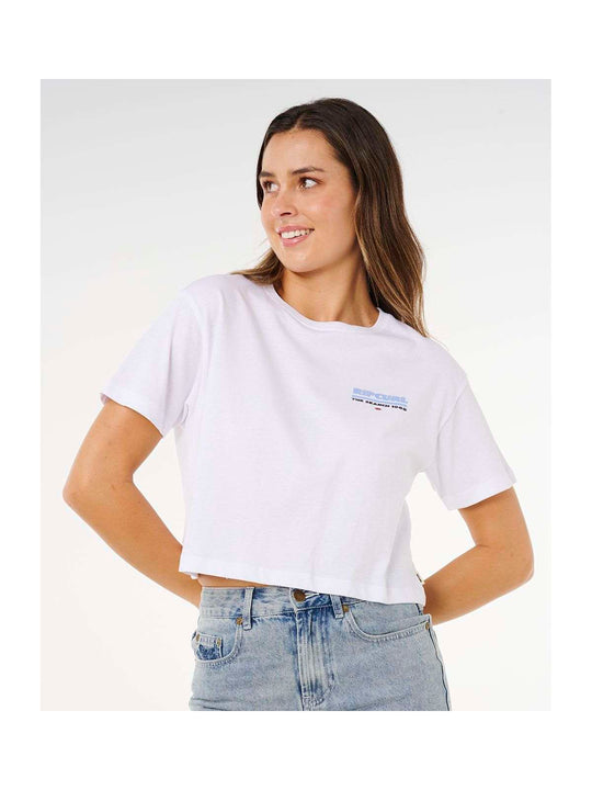 Koszulka damska RIP CURL Hayley O Crop Tee biała
Koszulka damska RIP CURL Hayley O Crop Tee biała
