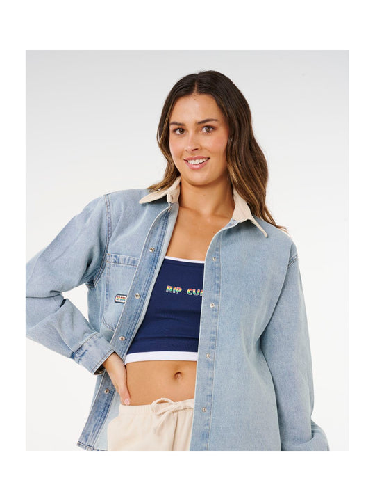 Koszula damska RIP CURL Surf Side Relaxed Denim Shirt niebieska
Koszula damska RIP CURL Surf Side Relaxed Denim Shirt niebieska