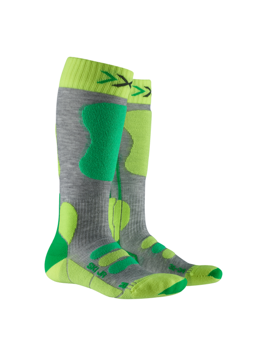 Skarpety narciarskie dziecięce X-SOCKS Ski Jr 4.0 szary melange / zielony / żółty
Skarpety narciarskie dziecięce X-SOCKS Ski Jr 4.0 szary melange / zielony / żółty