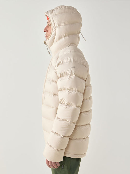 Kurtka puchowa z kapturem męska HAGLÖFS Rosson Down Hood Chalk Beige
Kurtka puchowa z kapturem męska HAGLÖFS Rosson Down Hood Chalk Beige