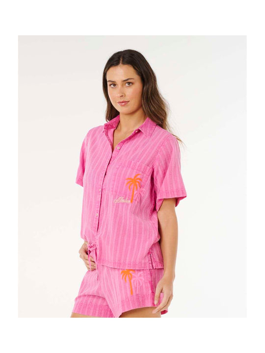 Koszulka damska RIP CURL Hotel Malibu Embroid Shirt różowa
Koszulka damska RIP CURL Hotel Malibu Embroid Shirt różowa