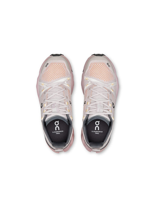 Buty do biegania w terenie ON RUNNING Cloudsurfer Trail szaro różowy
Buty do biegania w terenie ON RUNNING Cloudsurfer Trail szaro różowy