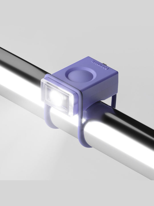 Lampka rowerowa BOOKMAN Block Light Front 50lm lawendowy
Lampka rowerowa BOOKMAN Block Light Front 50lm lawendowy