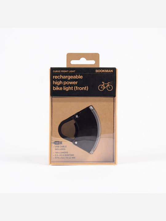 Lampka rowerowa BOOKMAN Curve Front Light 220lm czarny
Lampka rowerowa BOOKMAN Curve Front Light 220lm czarny