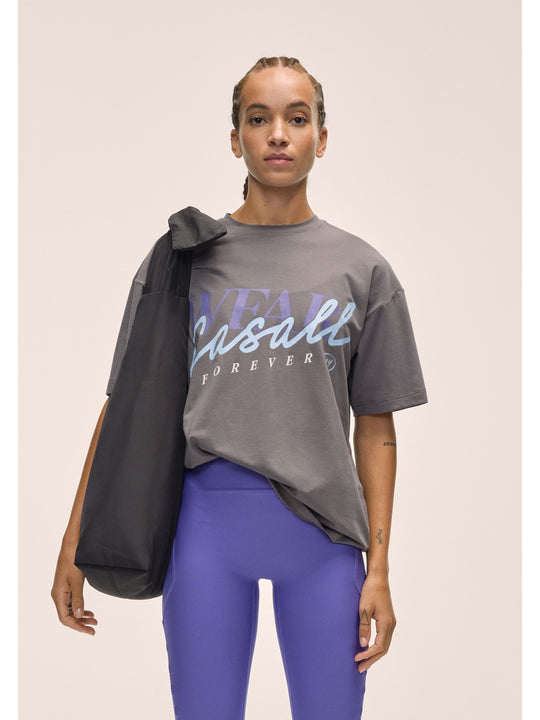 Koszulka treningowa damska CASALL Oversized Cotton Blend Tee kolor szary
Koszulka treningowa damska CASALL Oversized Cotton Blend Tee kolor szary