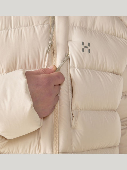 Kurtka puchowa z kapturem męska HAGLÖFS Rosson Down Hood Chalk Beige
Kurtka puchowa z kapturem męska HAGLÖFS Rosson Down Hood Chalk Beige