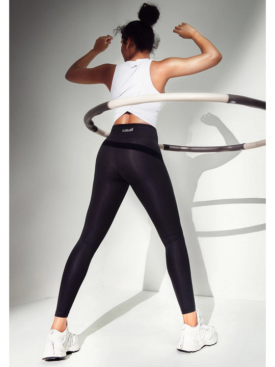 Legginsy damskie z wysoką talią CASALL Overlap High Waist Tights czarny
Legginsy damskie z wysoką talią CASALL Overlap High Waist Tights czarny