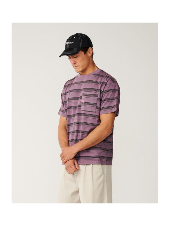 Koszulka męska RIP CURL Disorder Stripe Tee fioletowa
Koszulka męska RIP CURL Disorder Stripe Tee fioletowa
