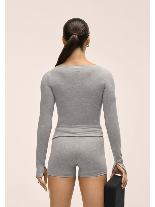 Koszulka treningowa damska CASALL Sublime Boatneck Long Sleeve kolor szary
Koszulka treningowa damska CASALL Sublime Boatneck Long Sleeve kolor szary