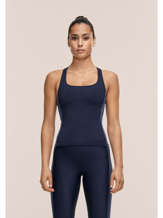 Koszulka damska CASALL Shaped Block Built in Bra Tank kolor granatowy
Koszulka damska CASALL Shaped Block Built in Bra Tank kolor granatowy