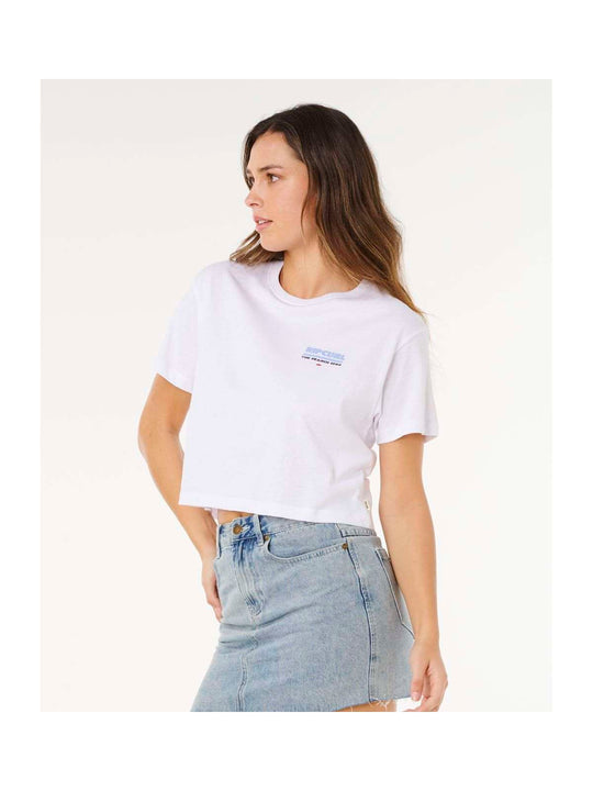 Koszulka damska RIP CURL Hayley O Crop Tee biała
Koszulka damska RIP CURL Hayley O Crop Tee biała