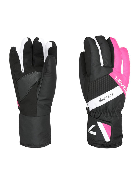 Rękawice narciarskie dziecięce LEVEL Neo Jr Gore-Tex czarno różowy
Rękawice narciarskie dziecięce LEVEL Neo Jr Gore-Tex czarno różowy
