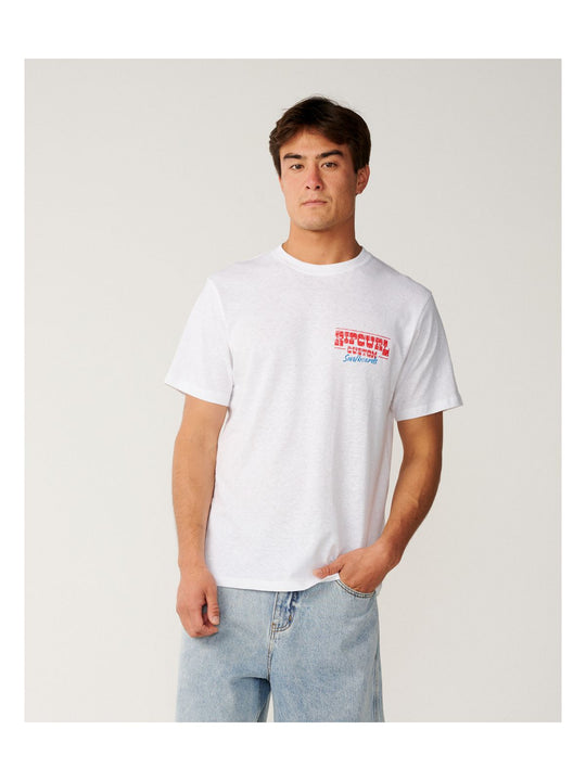 Koszulka męska RIP CURL Shaper Address Tee Update biała
Koszulka męska RIP CURL Shaper Address Tee Update biała