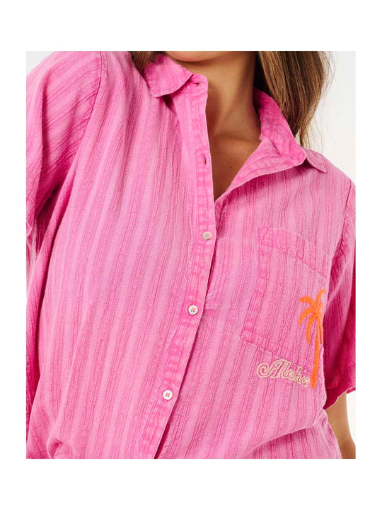 Koszulka damska RIP CURL Hotel Malibu Embroid Shirt różowa
Koszulka damska RIP CURL Hotel Malibu Embroid Shirt różowa