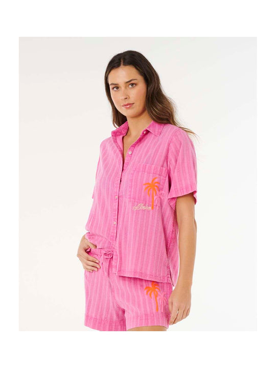 Koszulka damska RIP CURL Hotel Malibu Embroid Shirt różowa
Koszulka damska RIP CURL Hotel Malibu Embroid Shirt różowa