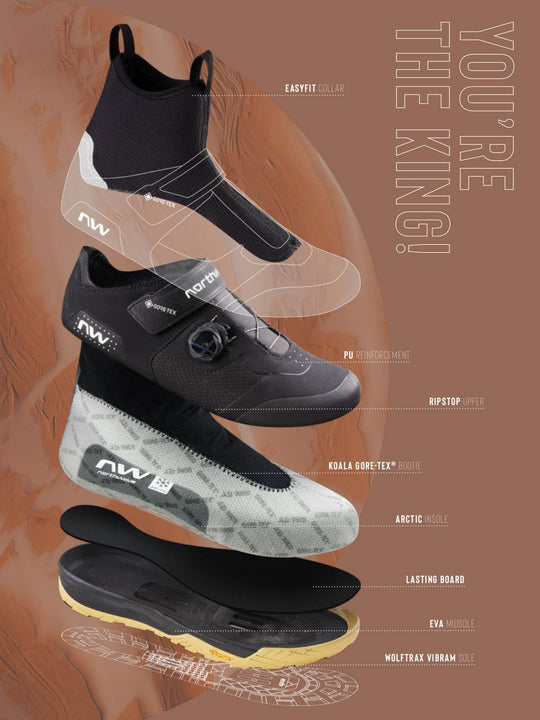 Buty rowerowe NORTHWAVE KINGROCK Plus GTX - czarno miodowy
Buty rowerowe NORTHWAVE KINGROCK Plus GTX - czarno miodowy
