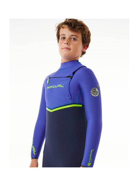 Pianka dziecięca surfingowa RIP CURL Kids Flashbomb 4/3 C/Zip niebieska - Adventure Sports
Pianka dziecięca surfingowa RIP CURL Kids Flashbomb 4/3 C/Zip niebieska - Adventure Sports