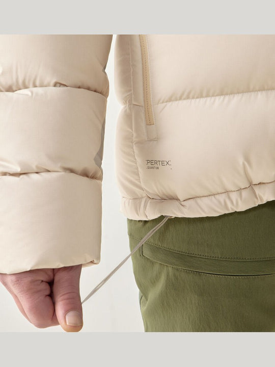 Kurtka puchowa z kapturem męska HAGLÖFS Rosson Down Hood Chalk Beige
Kurtka puchowa z kapturem męska HAGLÖFS Rosson Down Hood Chalk Beige