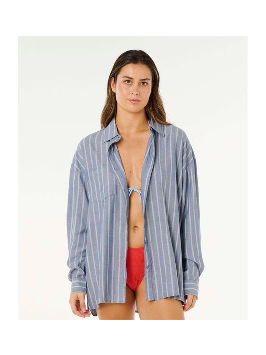 Koszula damska RIP CURL Beach Days Pinstripe Shirt niebieska
Koszula damska RIP CURL Beach Days Pinstripe Shirt niebieska