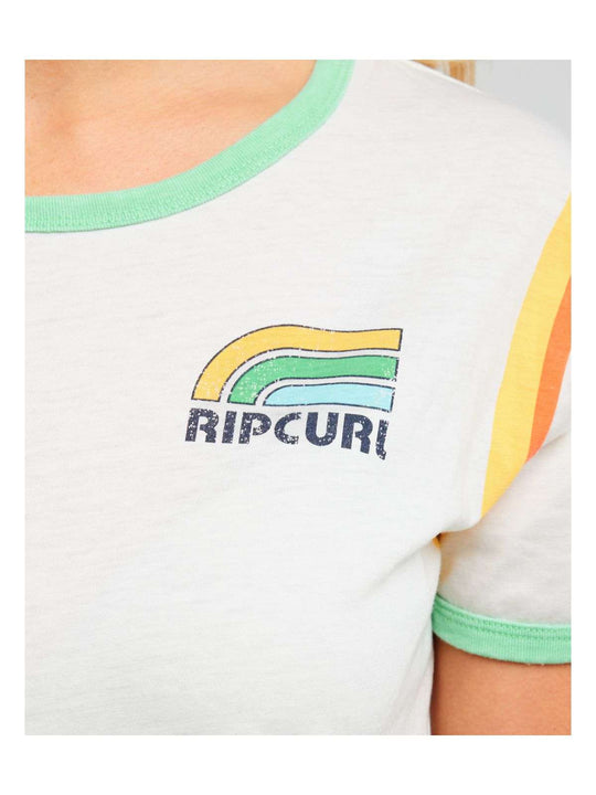 Koszulka damska RIP CURL Surf Side Ringer Tee beżowa
Koszulka damska RIP CURL Surf Side Ringer Tee beżowa