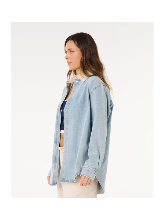 Koszula damska RIP CURL Surf Side Relaxed Denim Shirt niebieska
Koszula damska RIP CURL Surf Side Relaxed Denim Shirt niebieska