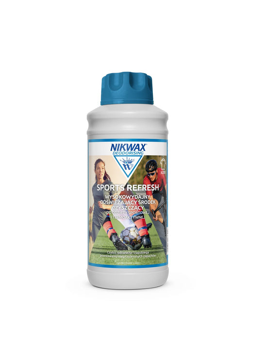 Środek czyszczący NIKWAX Sports Refresh 1 litr - TU - Środki Czyszczące - Adventure
Środek czyszczący NIKWAX Sports Refresh 1 litr - TU - Środki Czyszczące - Adventure