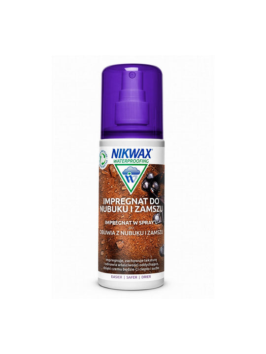 Impregnat do obuwia z nubuk i zamszu Nikwax – 125 ml gąbka - Środki Czyszczące - Adventure Sports
Impregnat do obuwia z nubuk i zamszu Nikwax – 125 ml gąbka - Środki Czyszczące - Adventure Sports