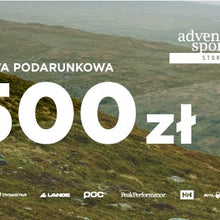 Karta podarunkowa adventuresports.pl - PLN 500 - Karty prezentowe - Adventure Sports
Karta podarunkowa adventuresports.pl - PLN 500 - Karty prezentowe - Adventure Sports