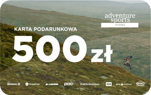 Karta podarunkowa adventuresports.pl - PLN 500 - Karty prezentowe - Adventure Sports
Karta podarunkowa adventuresports.pl - PLN 500 - Karty prezentowe - Adventure Sports