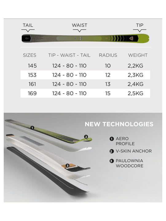 Narty skitourowe ROSSIGNOL ESCAPER 80 + wiązania LOOK ST 10 Black - Adventure Sports
Narty skitourowe ROSSIGNOL ESCAPER 80 + wiązania LOOK ST 10 Black - Adventure Sports