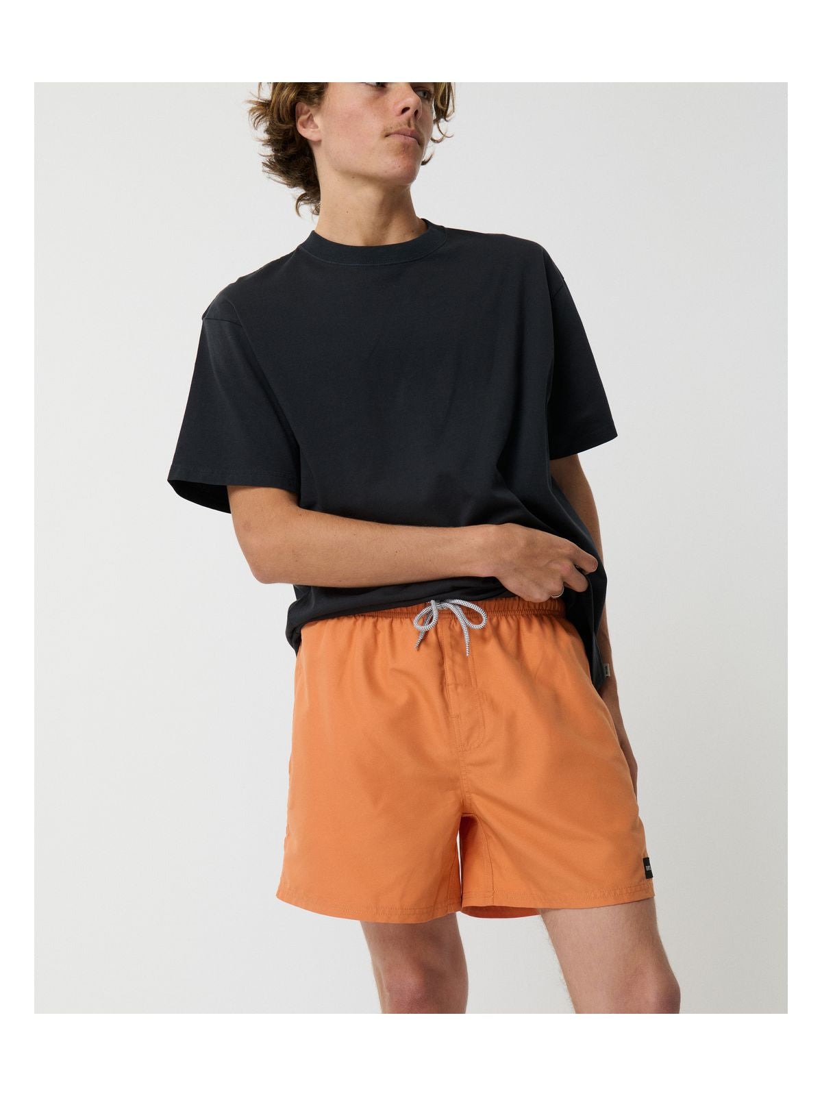 Boardshorty męskie RIP CURL Offset 15 Volley pomarańczowe