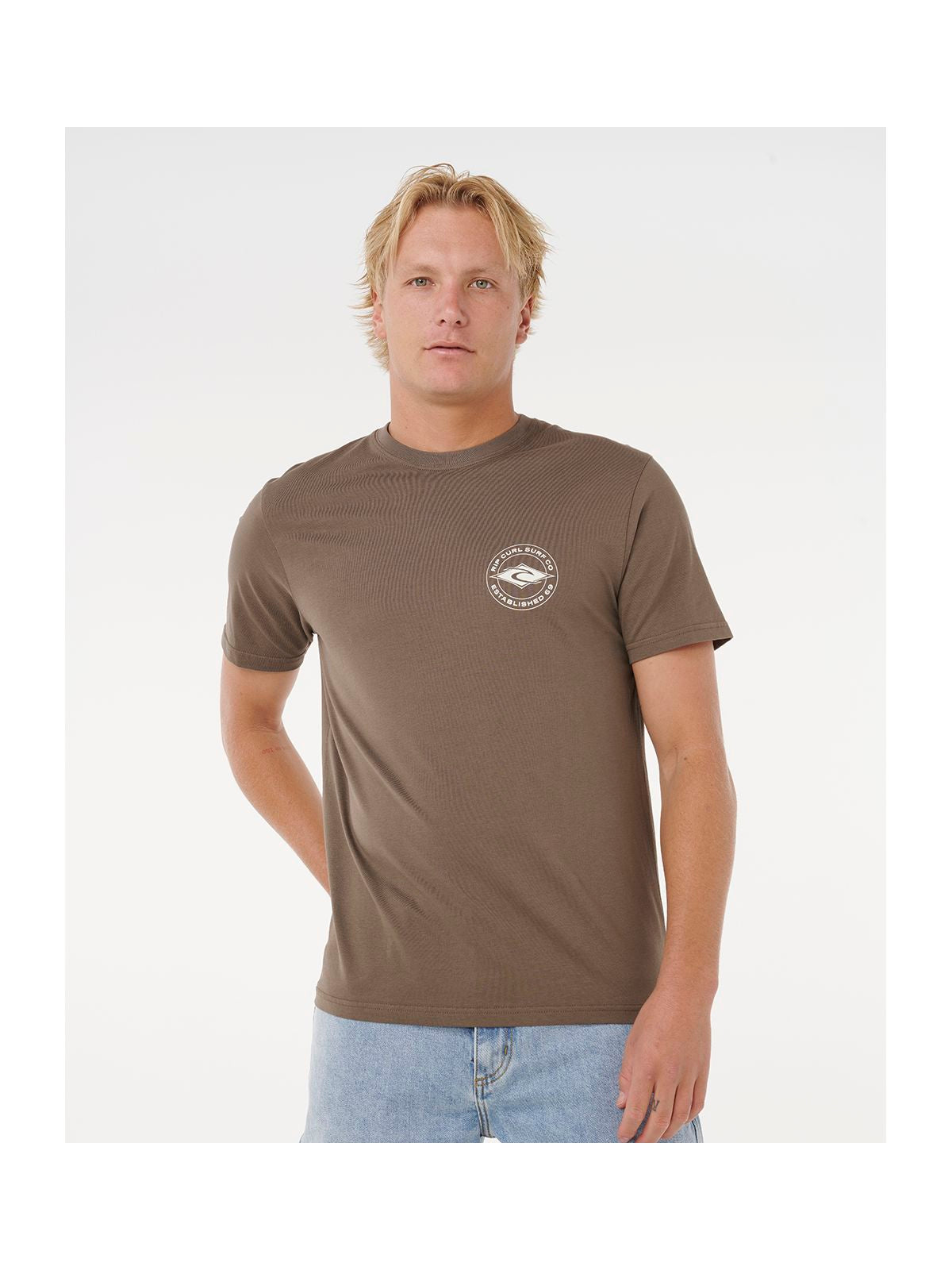Koszulka RIP CURL STAPLE TEE szara