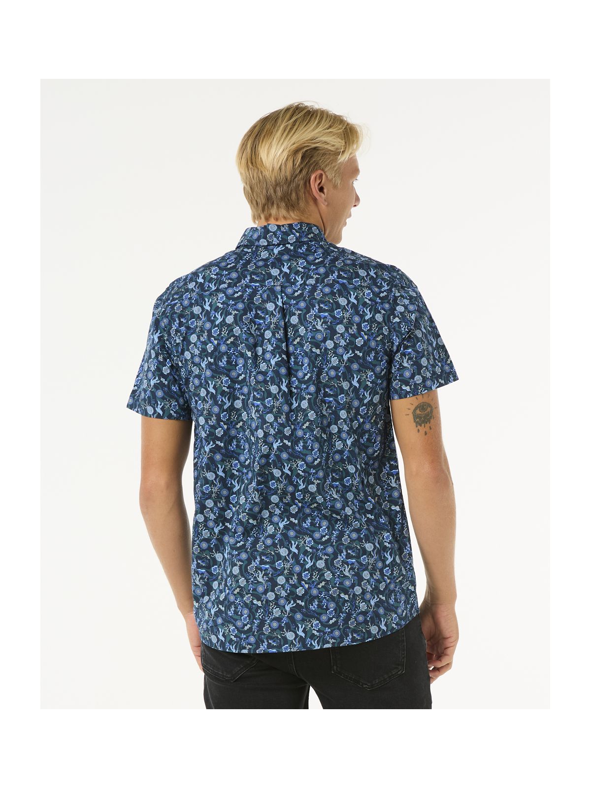 Koszula RIP CURL Floral Reef S/S Shirt granatowy