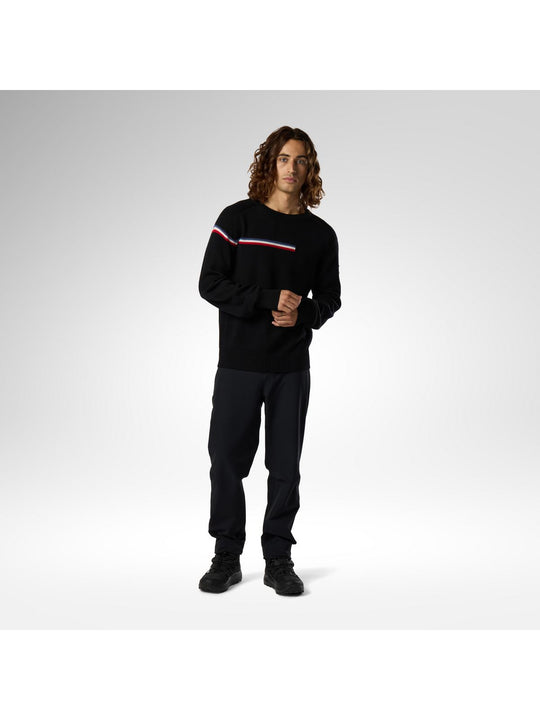 Sweter męski ROSSIGNOL M Odysseus Crew Merino Sweater czarny
