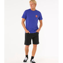 Koszulka męska RIP CURL Wettie Passage Icon Tee niebieska
