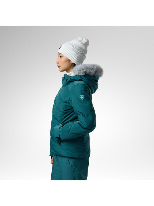 Kurtka narciarska damska ROSSIGNOL W Staci Insulated Jkt zielona
