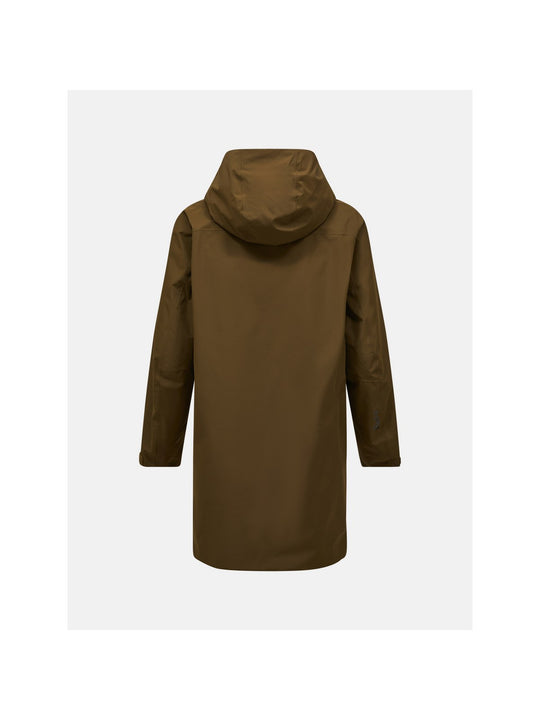 Parka męska PEAK PERFORMANCE Treeline HIPE 2L Insulated Shell Parka brązowa
