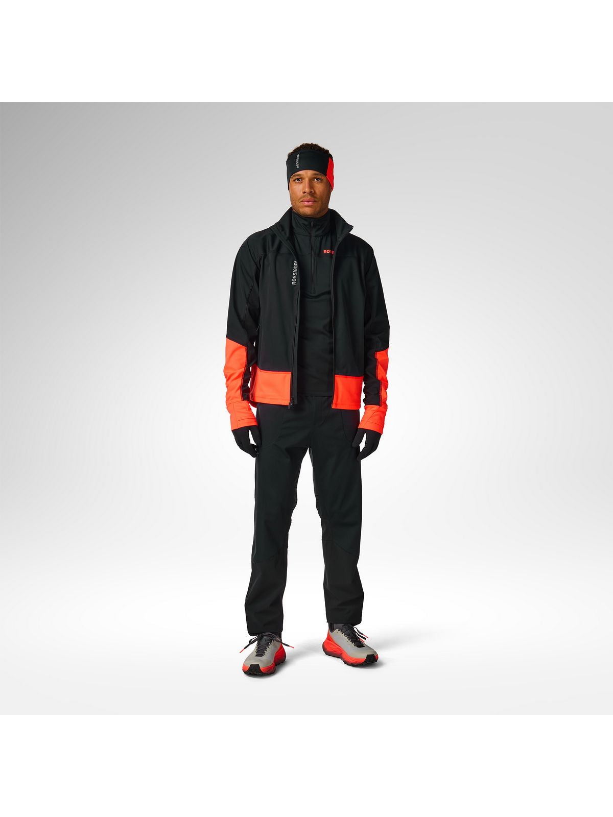 Bluza męska ROSSIGNOL M Hero Half Zip First Layer czarna