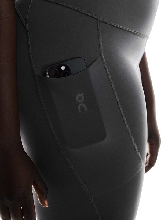 Legginsy biegowe damskie ON RUNNING Performance Tights 7/8 szary - Adventure Sports
