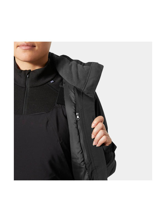 Kurtka narciarska damska HELLY HANSEN W CREWSER INSULATED JACKET czarna
