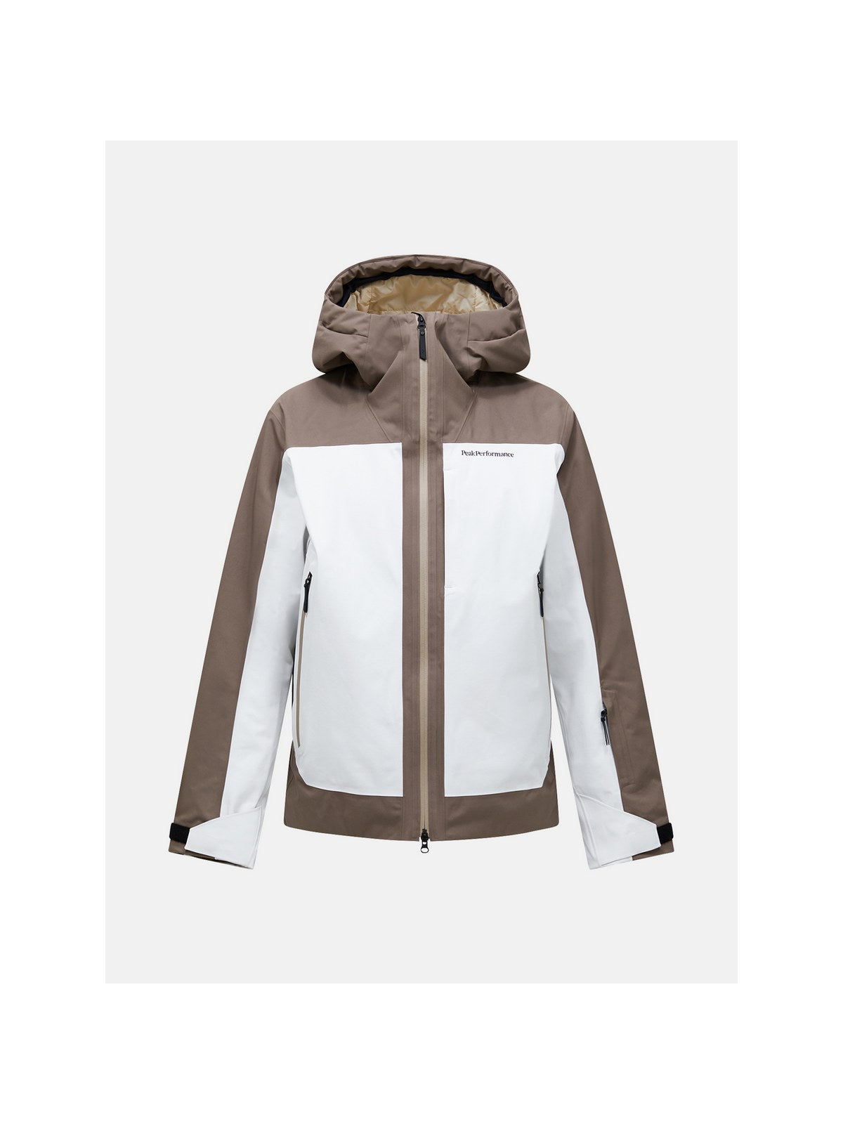 Kurtka narciarska męska PEAK PERFORMANCE Whitelight HIPE 2L Insulated Shell Jacket brązowa