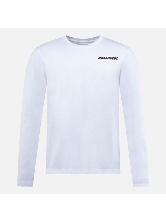 Koszulka męska ROSSIGNOL Long Sleeve Tee biała
