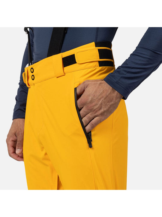 Męskie spodnie narciarskie ROSSIGNOL Diretta Pant żółta
