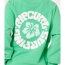 Bluza RIP CURL LUXE SURF RAGLAN RELAXED CREW zielona

