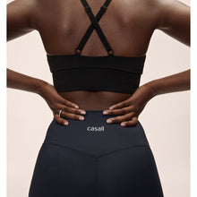 Spodnie damskie Casall Flare High Waist Pant niebieski
