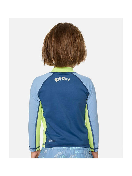 Lycra chłopięca RIP CURL Ride The Wave Upf L/S-Boy niebieska
