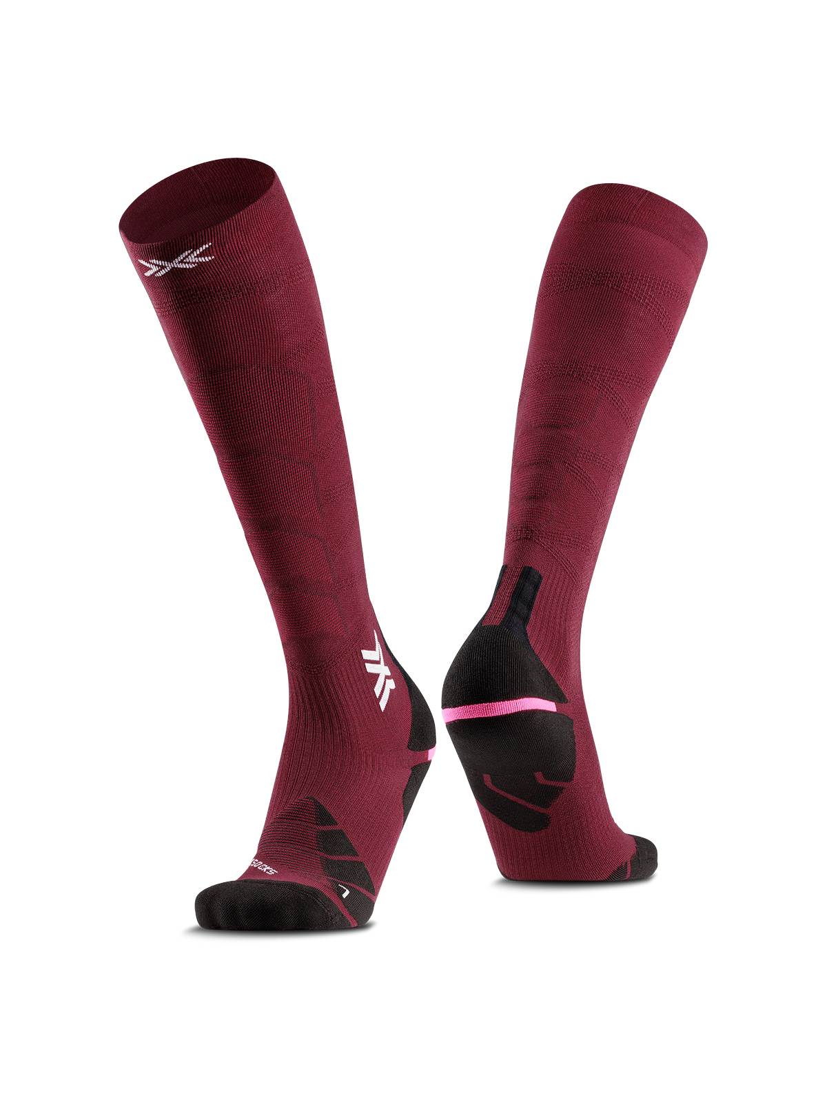 Skarpety narciarskie X-Socks Ski Anatomix Merino Otc Oxide Red